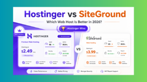 Hostinger vs SiteGround